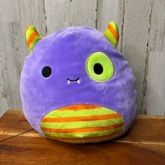 Squishmallow Marvin the Mallow Monster 8" Plush Toy Halloween Purple - Picture 1 of 6
